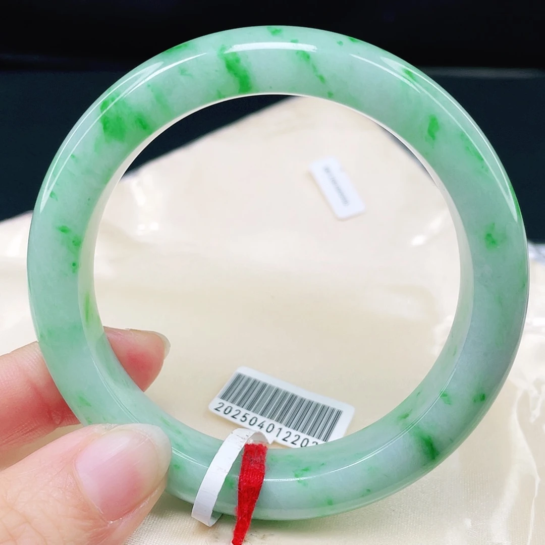 未镶嵌手镯翡翠正圈58  020