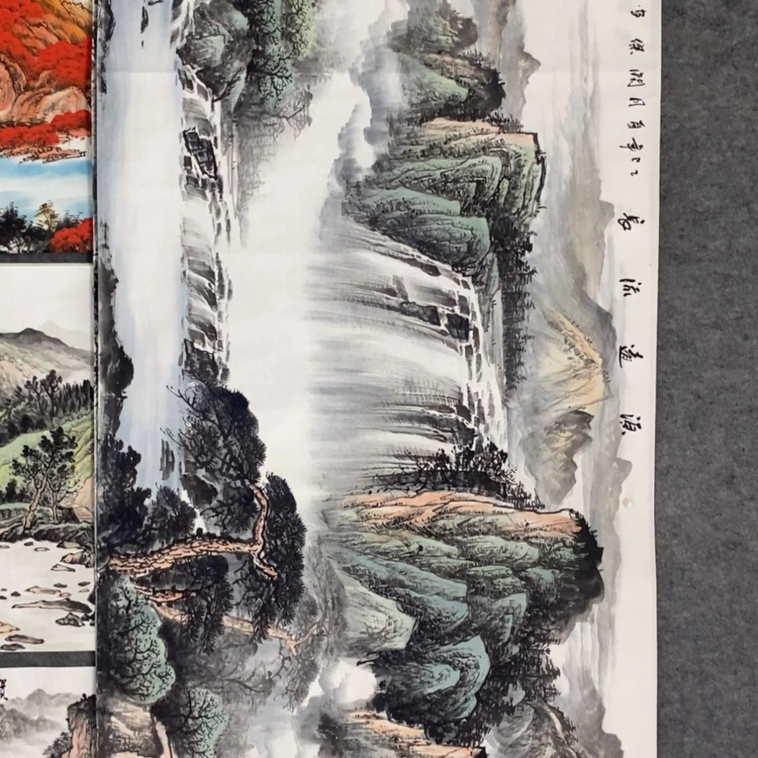 国画八尺山水画画