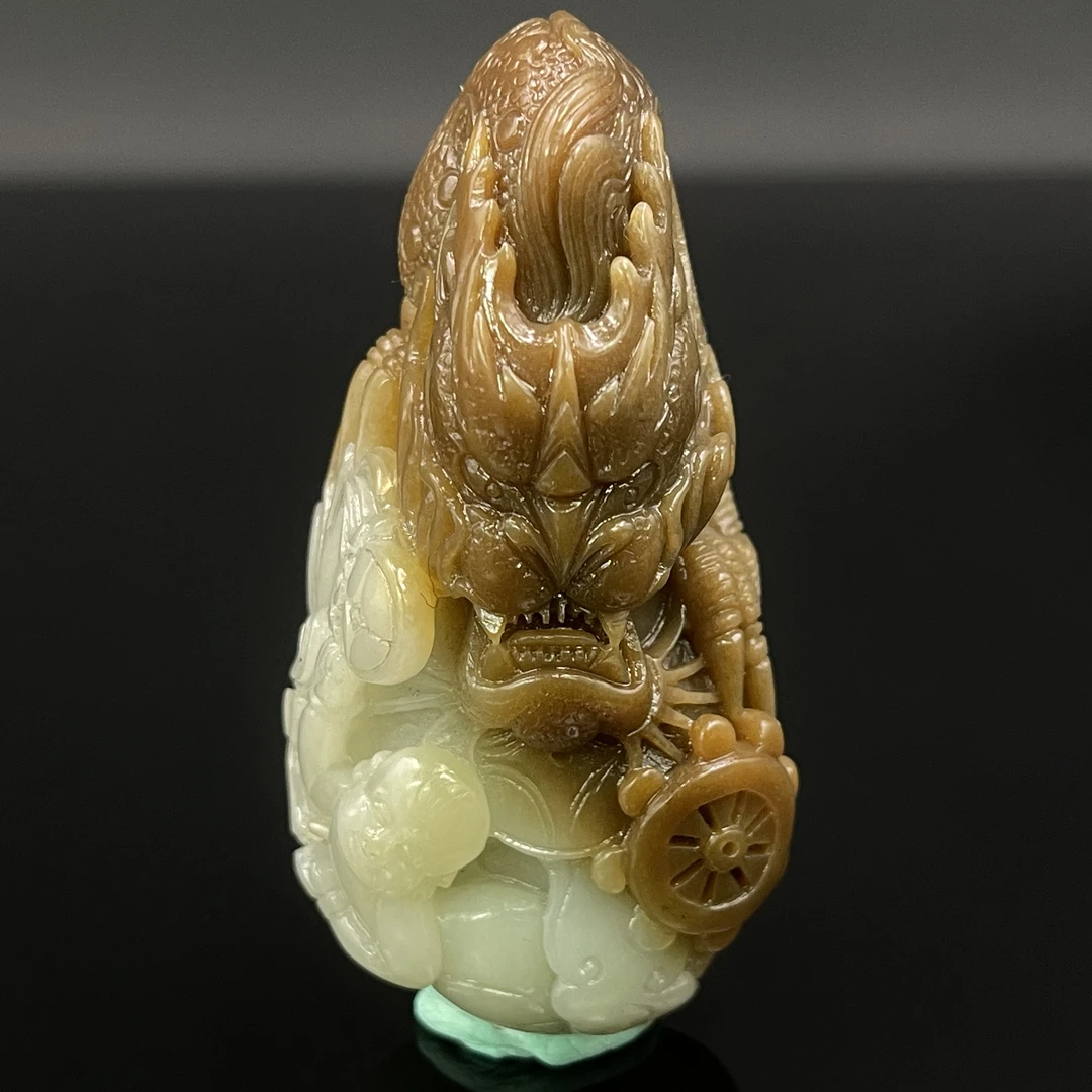 0102GY8660和田玉把件