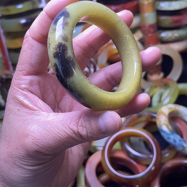 蛇纹石玉合金手镯