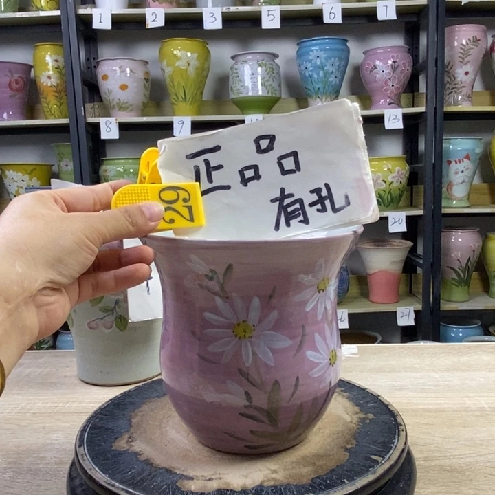 景德镇高温陶瓷花盆