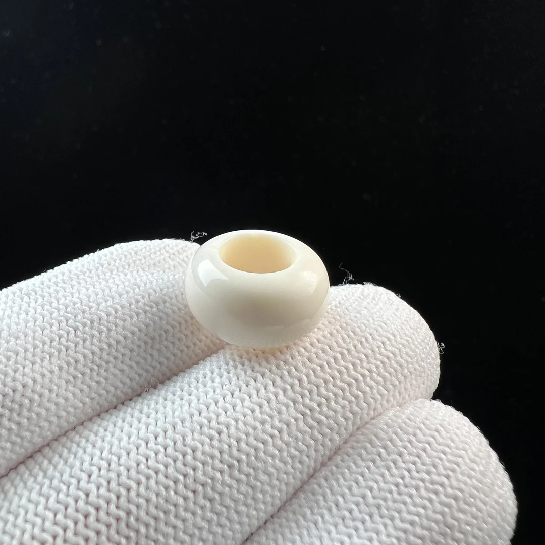 X7224天然猛犸牙 跑环 8*8mm支持鉴定 假一罚四