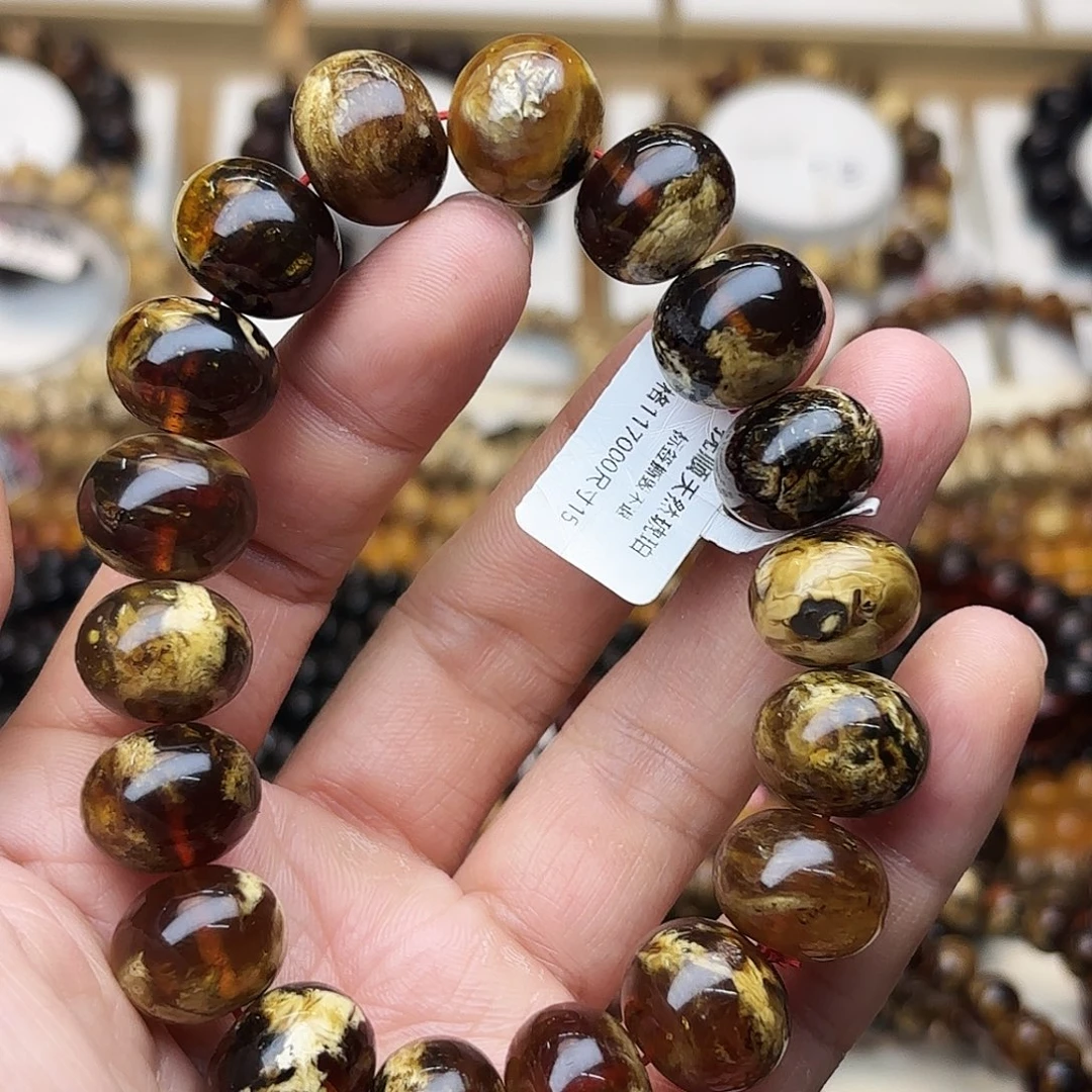 缘***起琥珀未镶嵌裸石十五60008