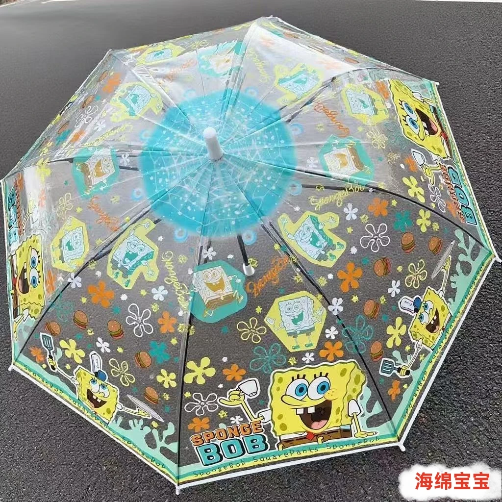 海绵宝宝儿童雨伞雨伞卡通小学生幼儿园晴雨伞结实耐用儿童上学