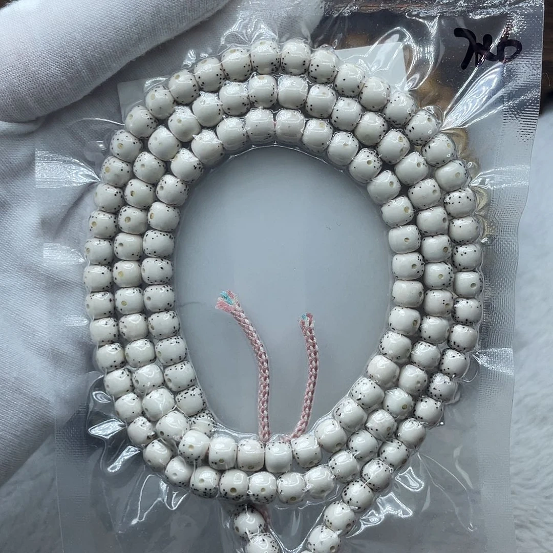 星月菩提手串原生态7✖️6半壁留白108长串