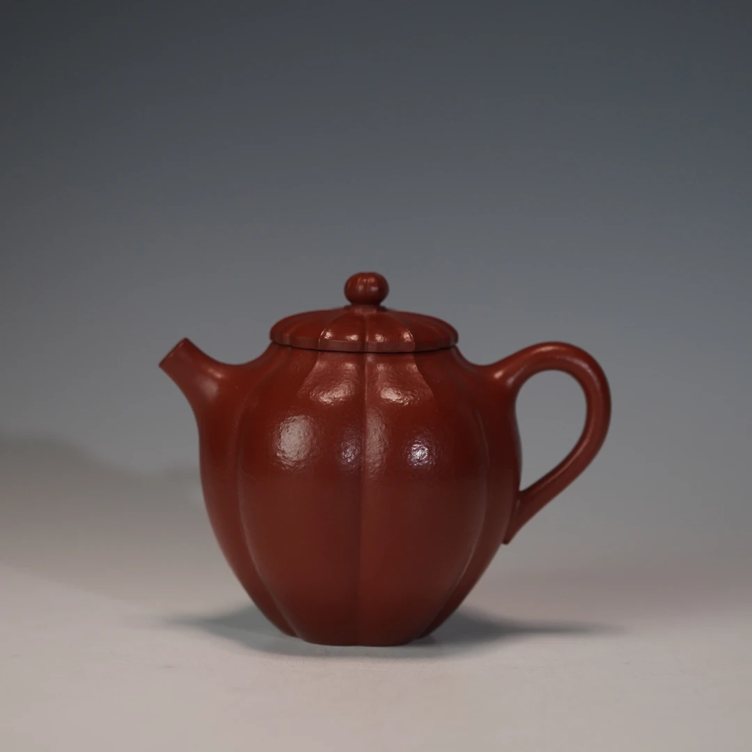 lot.22404 董宝珍 朱泥素亭壶 180cc