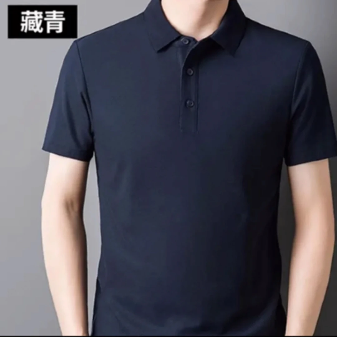 男士休闲polo衫短袖2025新款夏季上衣速干宽松透气