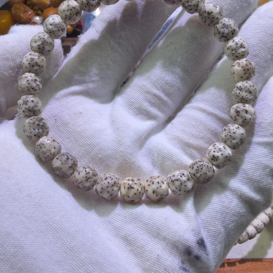 橄榄核手串/手链8×7小坑留白无相 25号