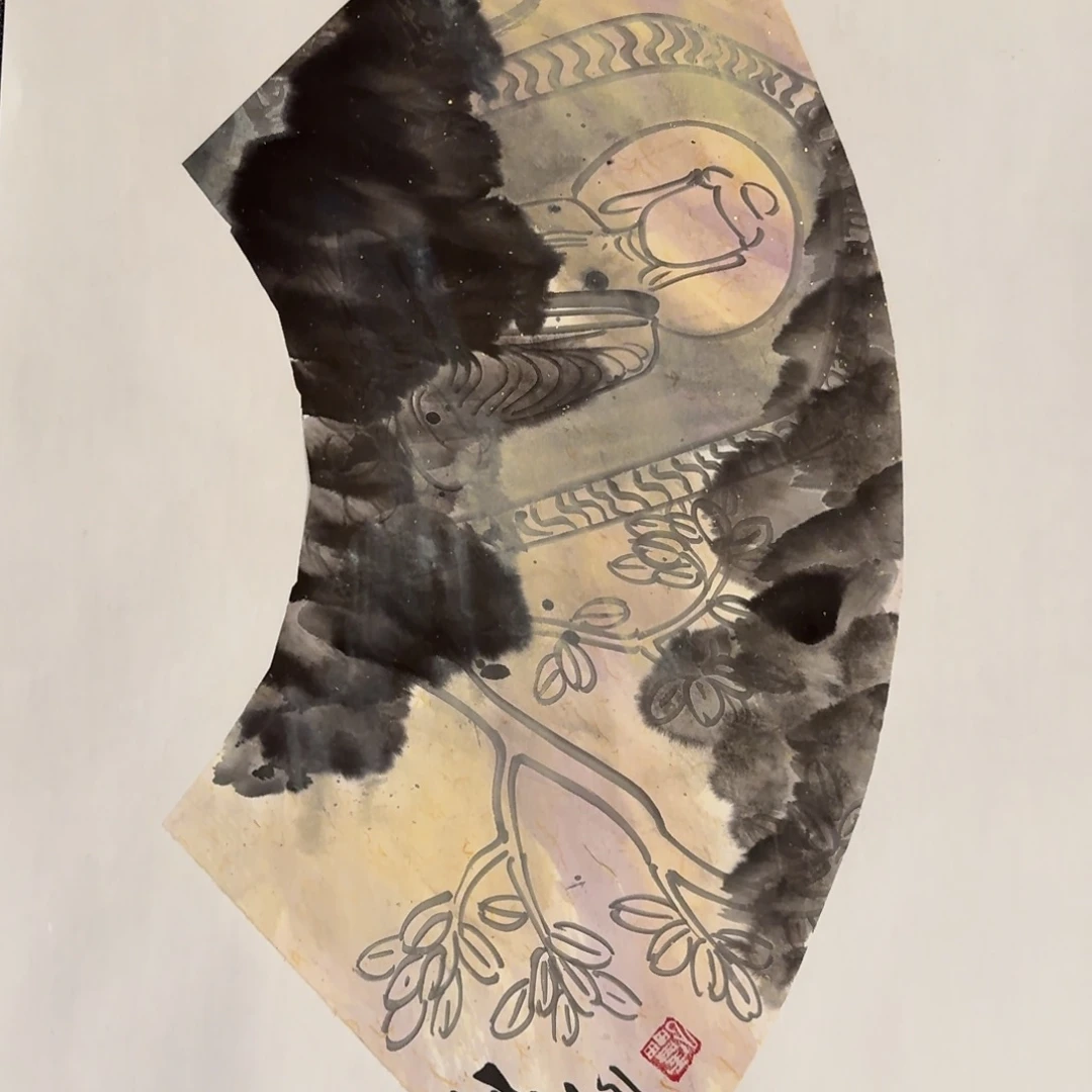 国画雷公老师作品画作