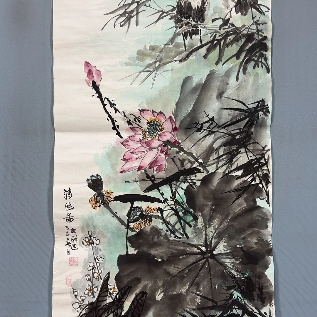 张***师国画958 牡丹一如你的