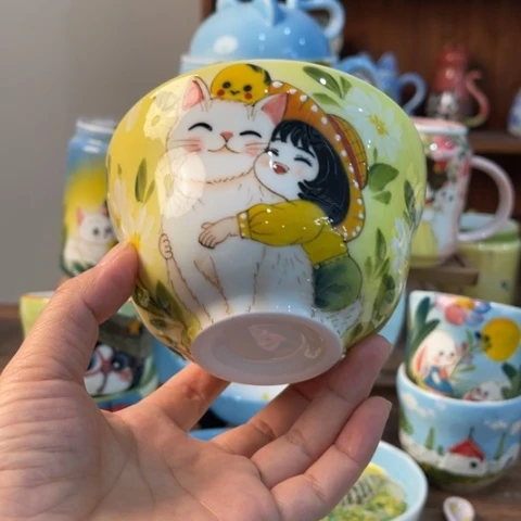 炉景德镇釉下手绘陶瓷