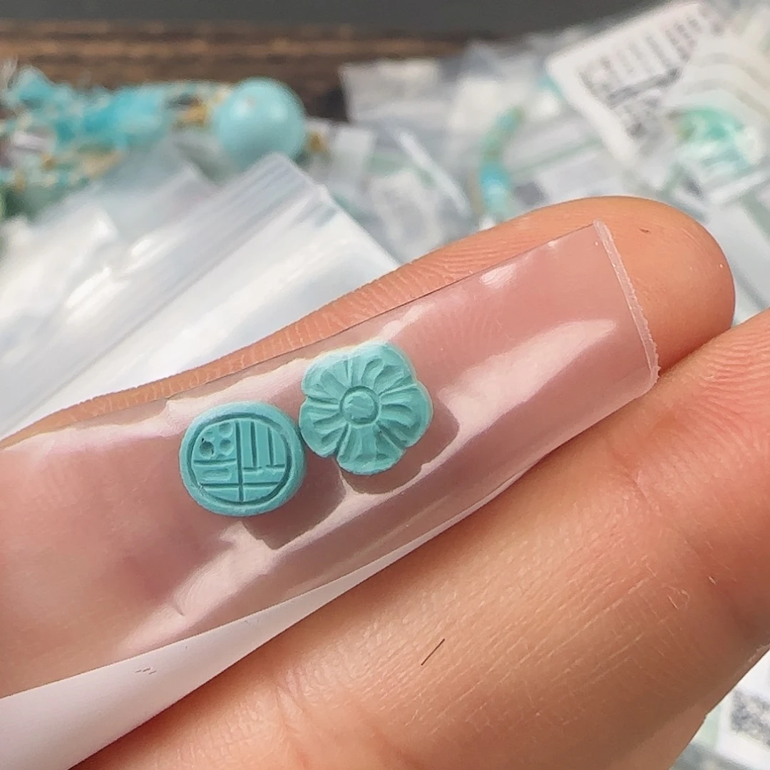 绿松石珠宝半成品未镶嵌