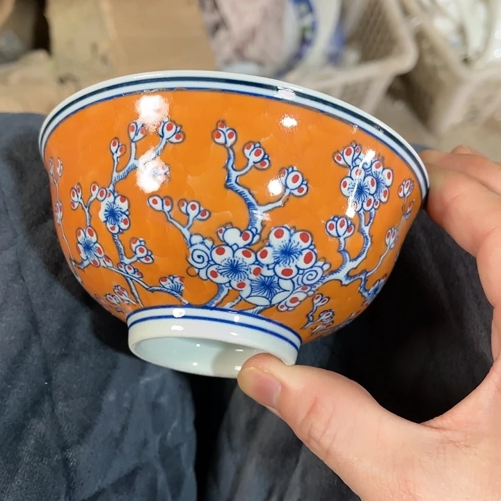 瓷片/////直径12.5厘米。绿。