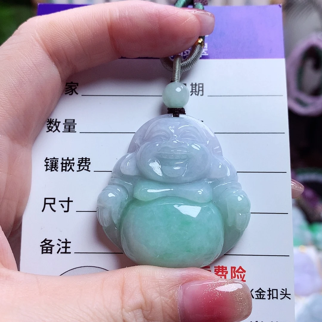 颈饰未镶嵌翡翠佛公08