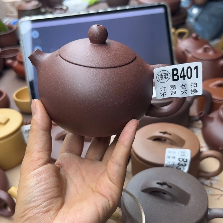 紫砂茶壶紫泥瑕疵300