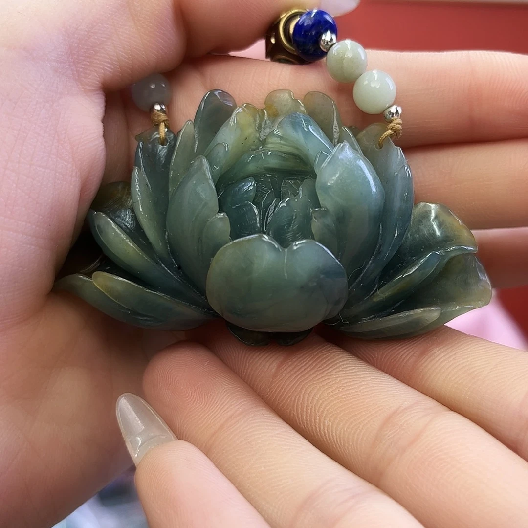 蛇纹石玉未镶嵌颈饰j****n