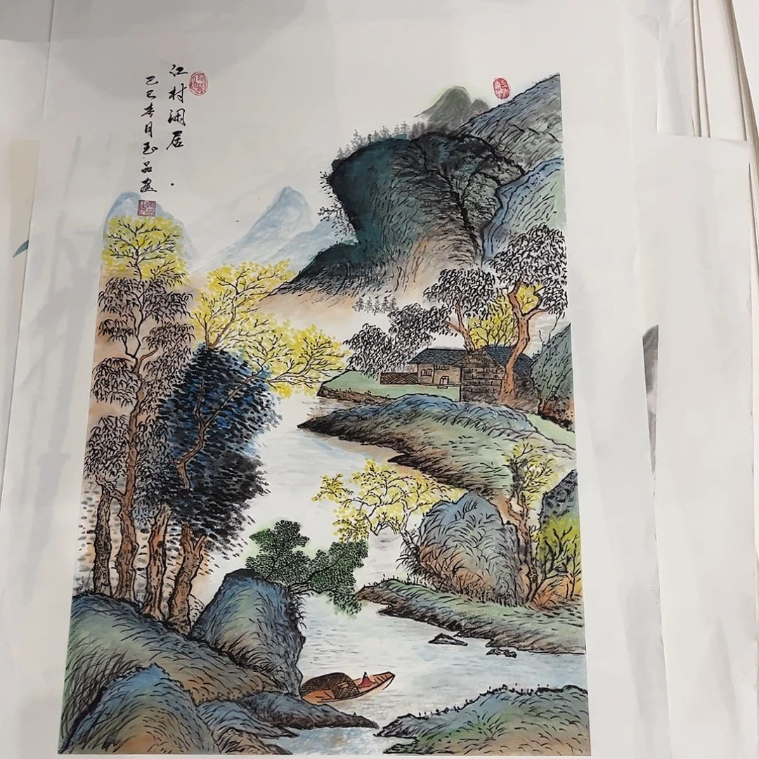 国画D国画作品单幅任发