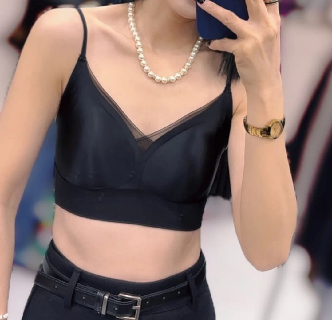 82566舒适超美网纱边美背内衣