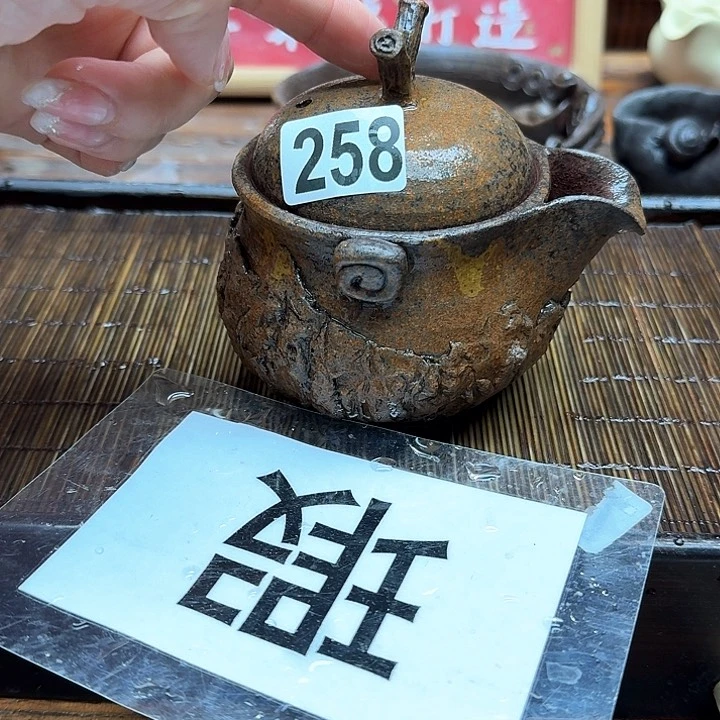 纯手工制作粗陶茶具