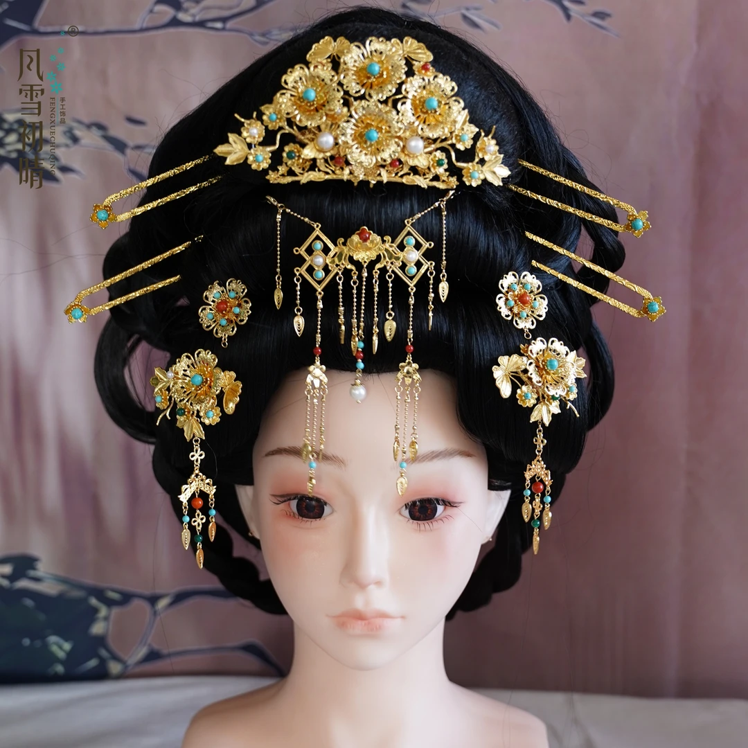 风雪初晴金梦熙系列发簪百搭古风手工超仙明制发簪子