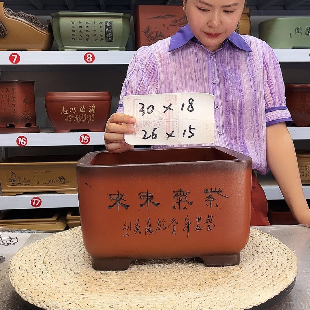 紫砂花盆紫砂花盆