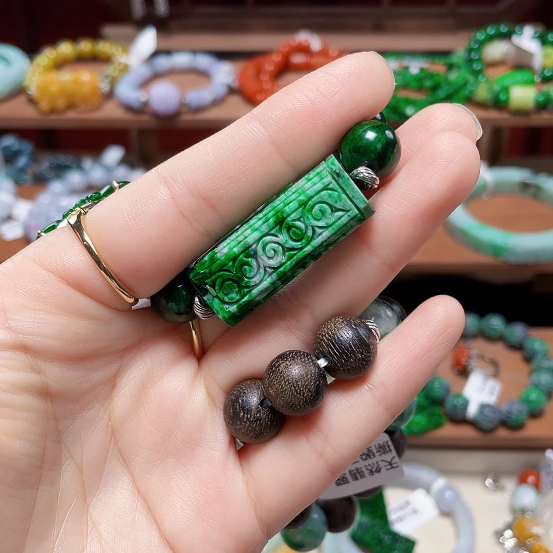 十***一翡翠未镶嵌手链饰品