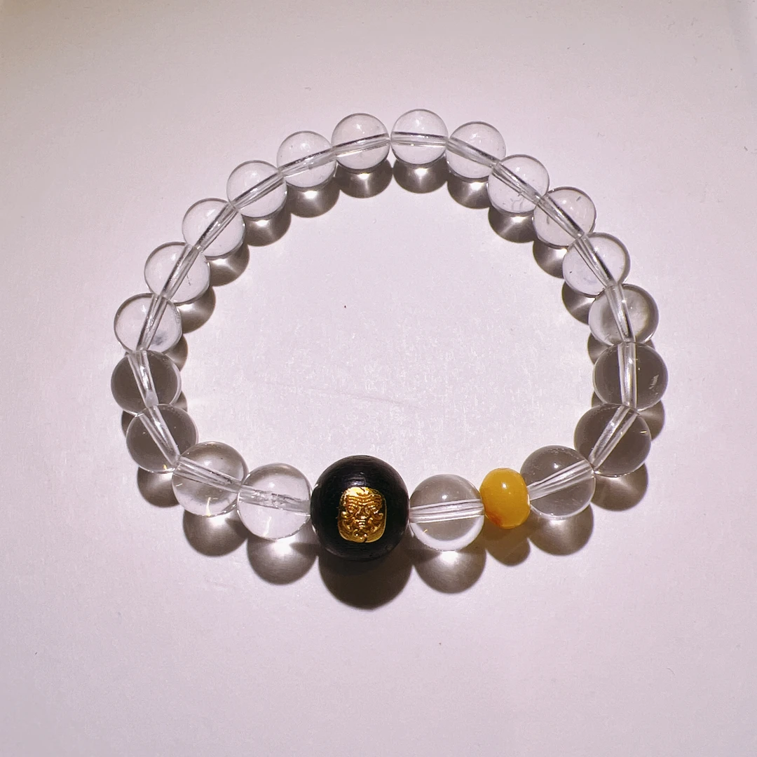 天然白水晶8mm手串