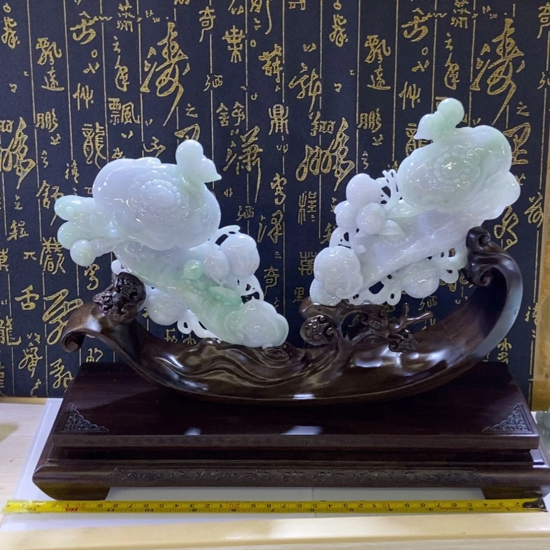 未镶嵌挂件翡翠佬*好看的翡翠如意