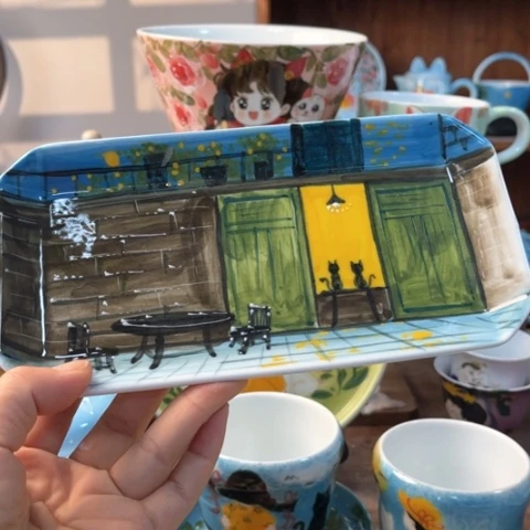 炉景德镇釉下手绘陶瓷