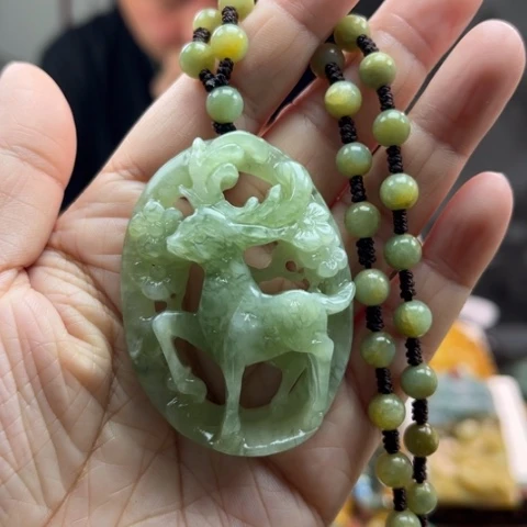 岫玉挂件未镶嵌挂件