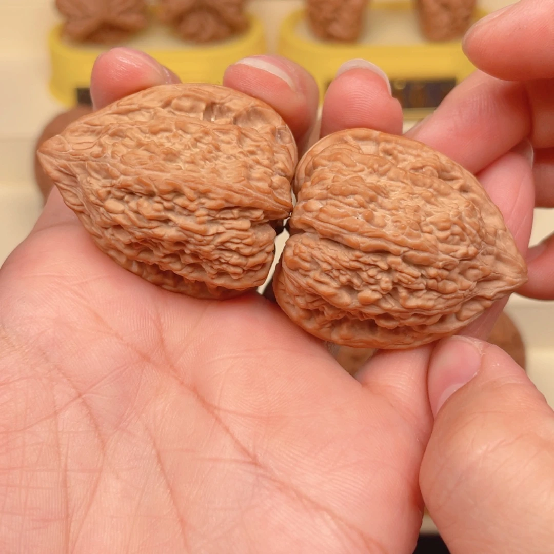 文玩核桃把件无修塔尖35