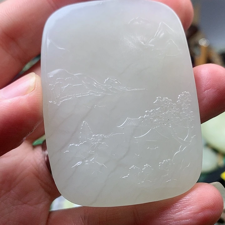 未镶嵌和田玉挂件大*然