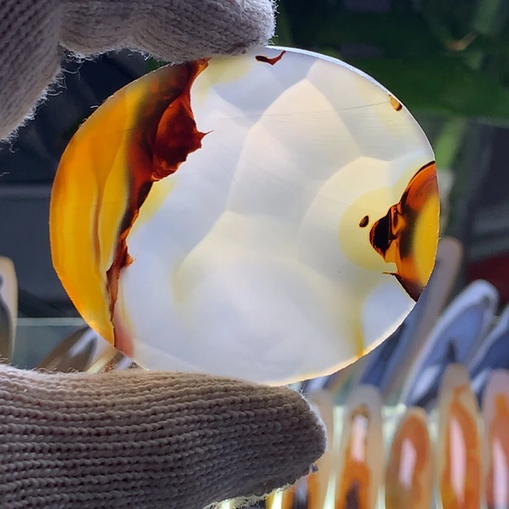 未镶嵌玛瑙/玉髓珠宝半成品70