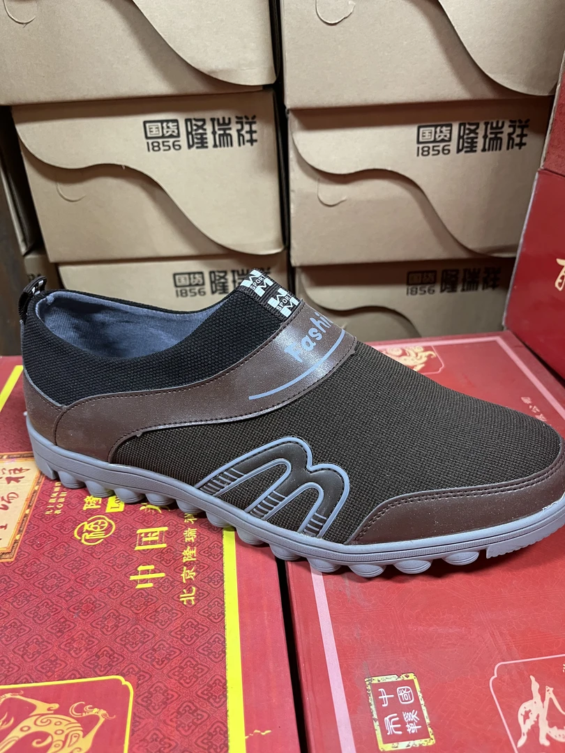 春秋款中老年休闲鞋老北京布鞋男款布鞋爸爸鞋舒适布鞋m15