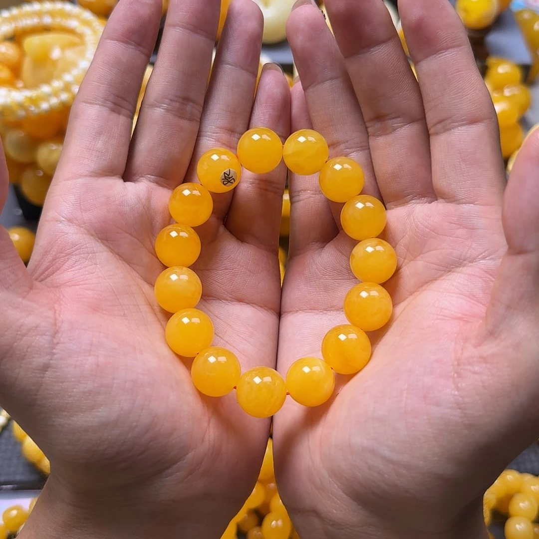 未镶嵌蜜蜡珠宝奇石14mm