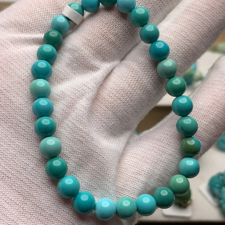 绿松石未镶嵌珠宝奇石6.3mm