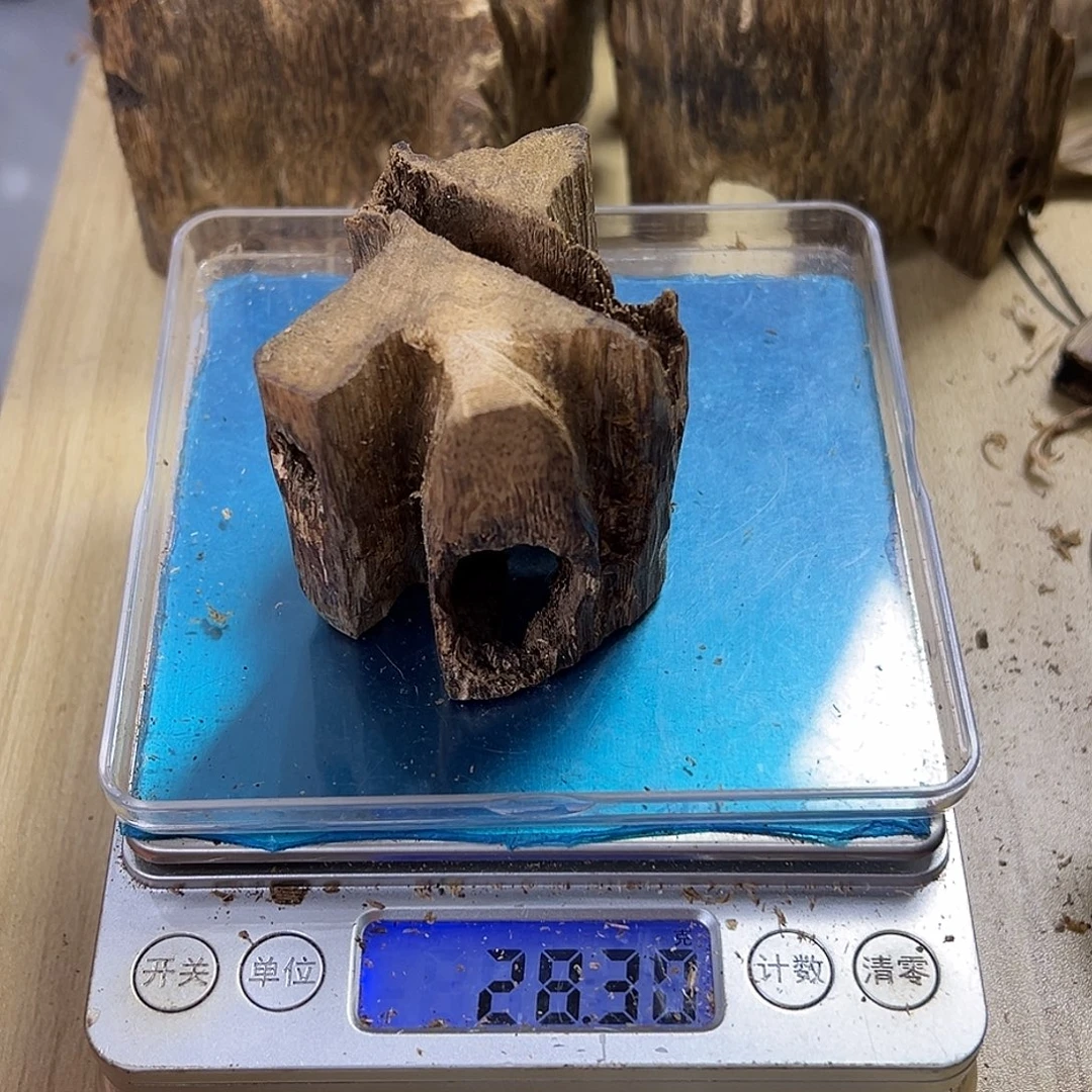 香料绿奇楠虫漏28克白棋