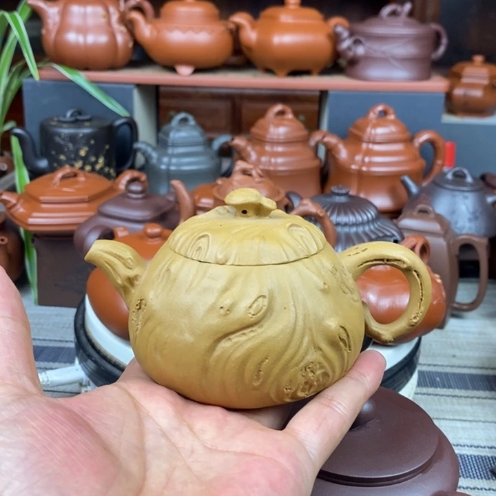 茶壶紫砂供春260cc原矿黄金老段特价促销
