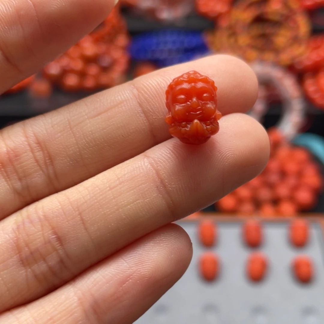 未镶嵌手链南红玛瑙宝宝佛