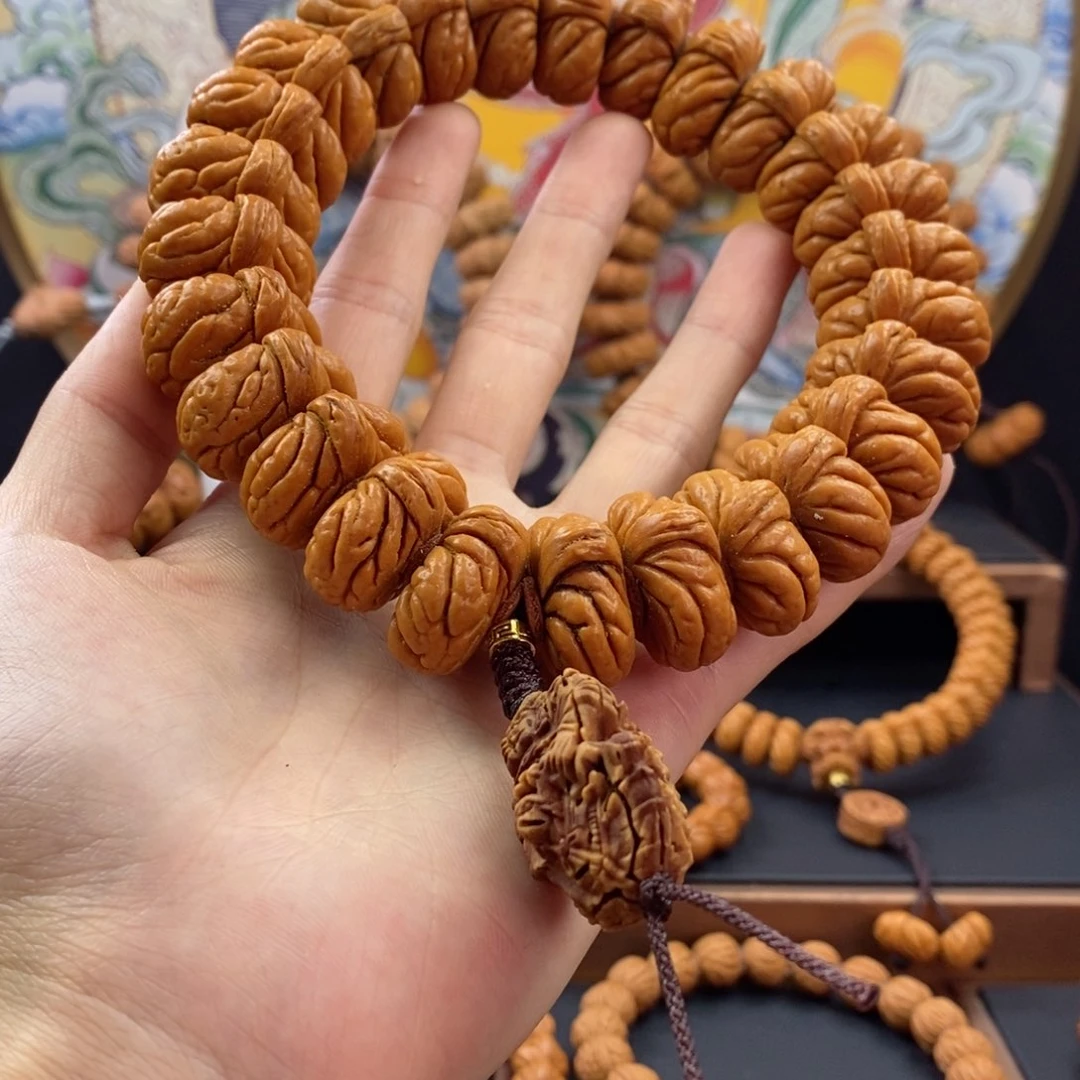 桃核手串龙纹桃核矮霸