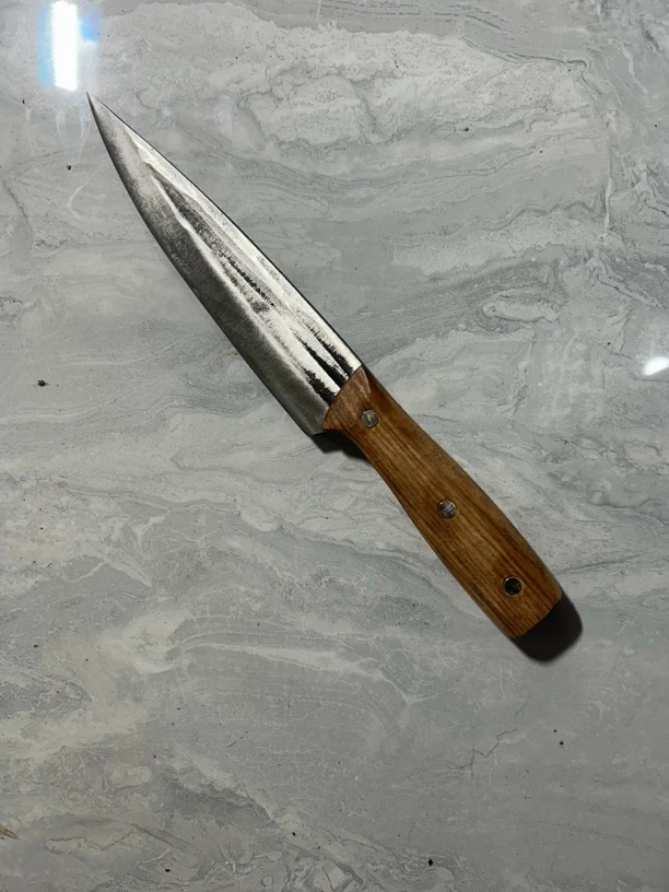 老师傅手工锻打剔骨刀