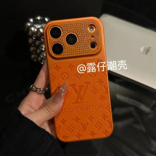 镜框镶钻秒变17ProMax相机按键全包手机壳适用苹果iPhone16/15/14