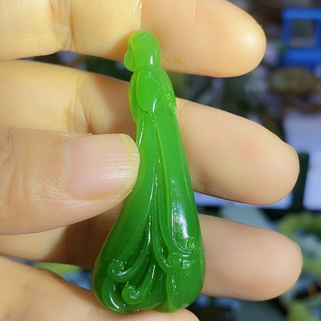 【闪购商品】未镶嵌和田玉（碧玉）挂件