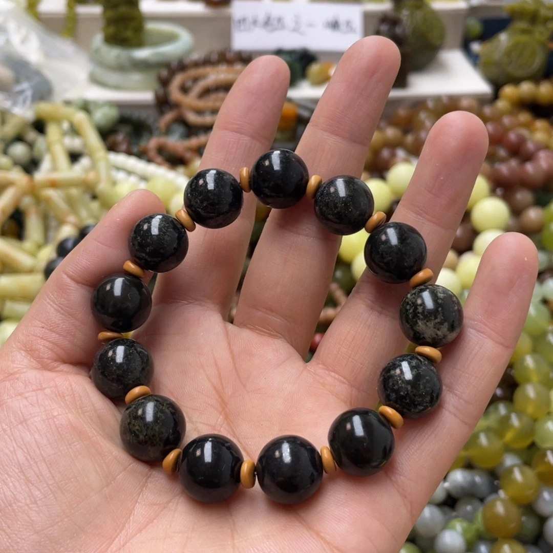 蛇纹石玉手链未镶嵌