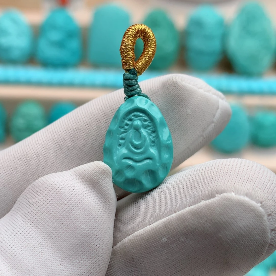 绿松石珠宝奇石未镶嵌