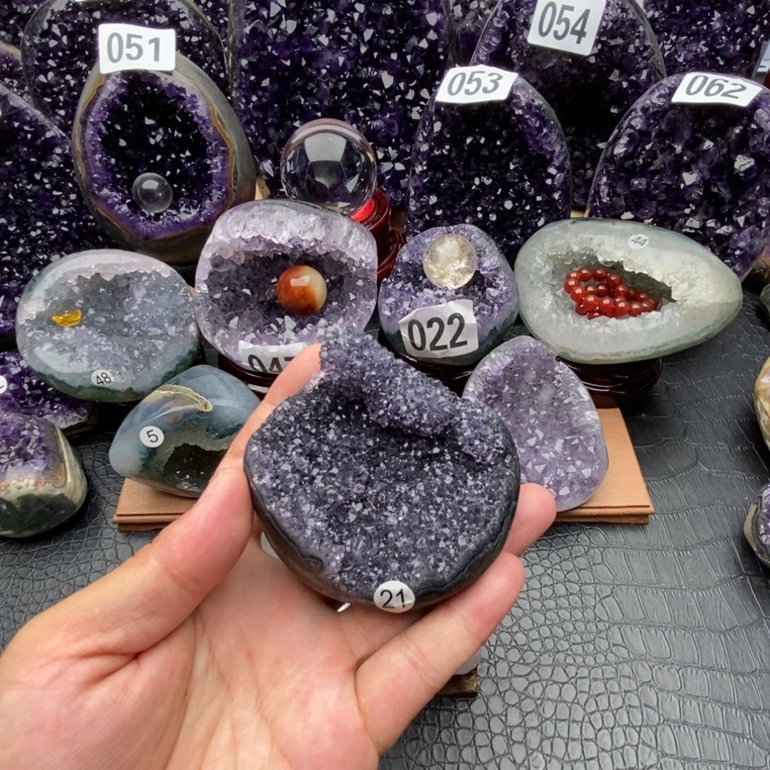 大型摆件（非配饰）紫晶未镶嵌