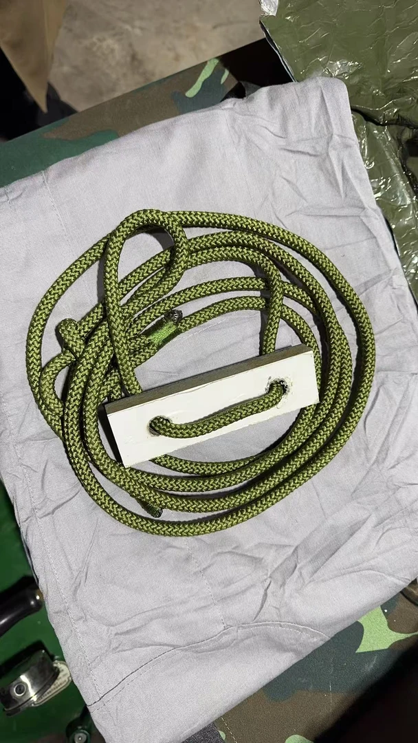 军绿色编织绳耐磨抗晒尼龙编织绳耐用拉绳捆绑绳拉网绳（拍1发2）