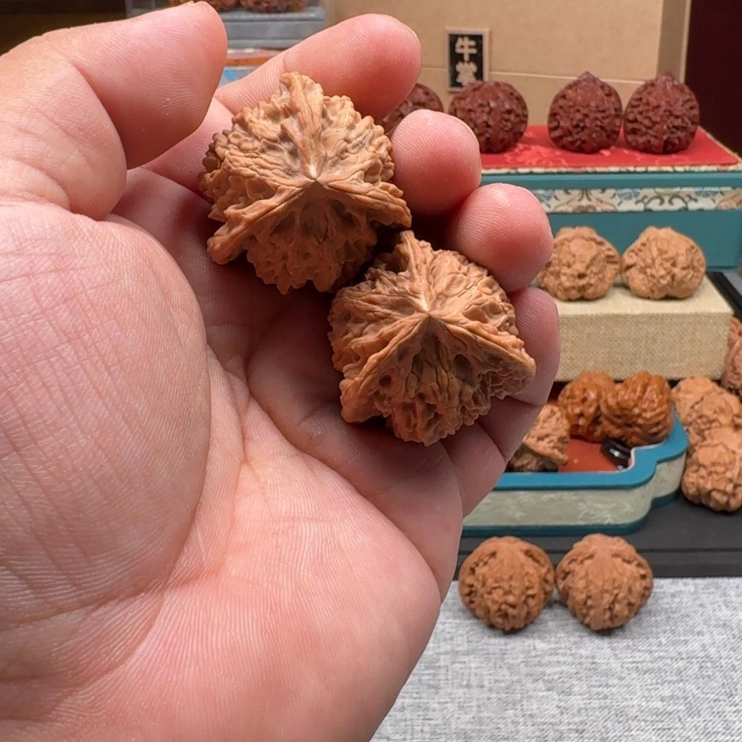 文玩核桃把件盘山100512