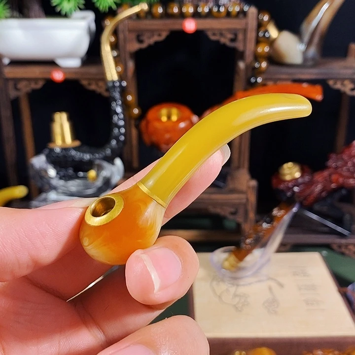 高端定制金丝楠烟嘴