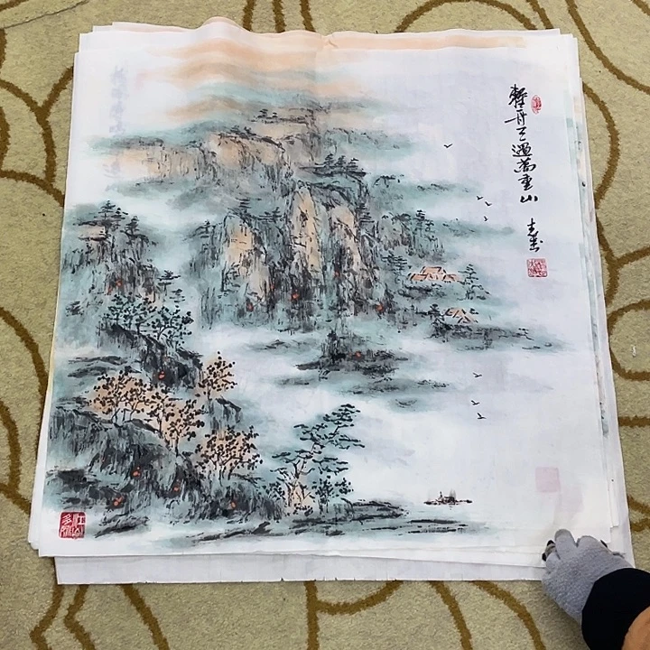 国画杨志杰四尺斗方艺